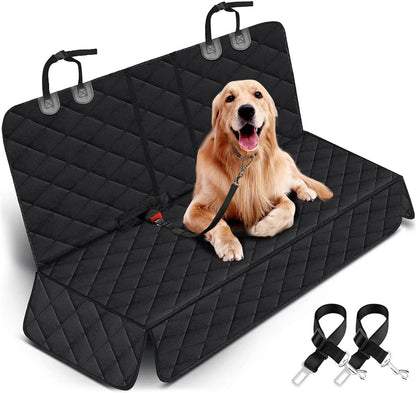 Keep your car clean and your furry friend safe with our waterproof Dog Car Seat Cover! Perfect fit for all cars, trucks, and SUVs! 🐾🚗 #PetTravel #DogLovers